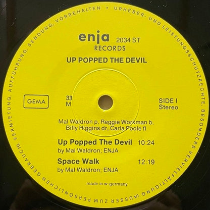 MAL WALDRON / UP POPPED THE DEVIL - German Enja Original