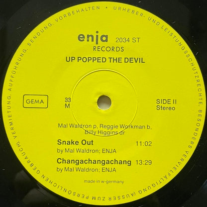 MAL WALDRON / UP POPPED THE DEVIL - German Enja Original