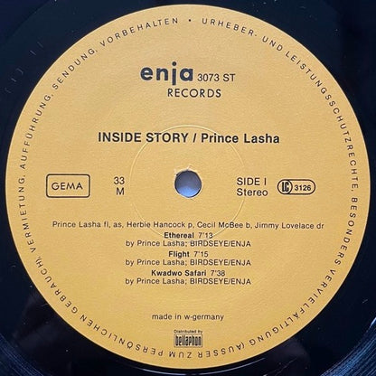 PRINCE LASHA / INSIDE STORY - German Enja Original