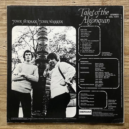 JOHN SURMAN - JOHN WARREN / TALES OF ALGONQUIN- UK Deram Original