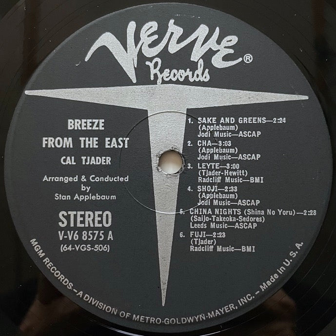 CAL TJADER / BREEZE FROM THE EAST - US Verve Original