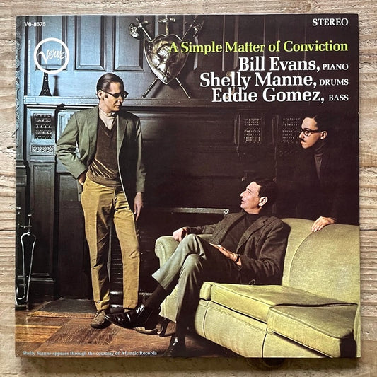 BILL EVANS TRIO / A SIMPLE MATTER OF CONVICTION - US Verve Original
