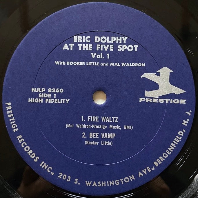 ERIC DOLPHY / AT THE FIVE SPOT VOL.1 - US Prestige RVG
