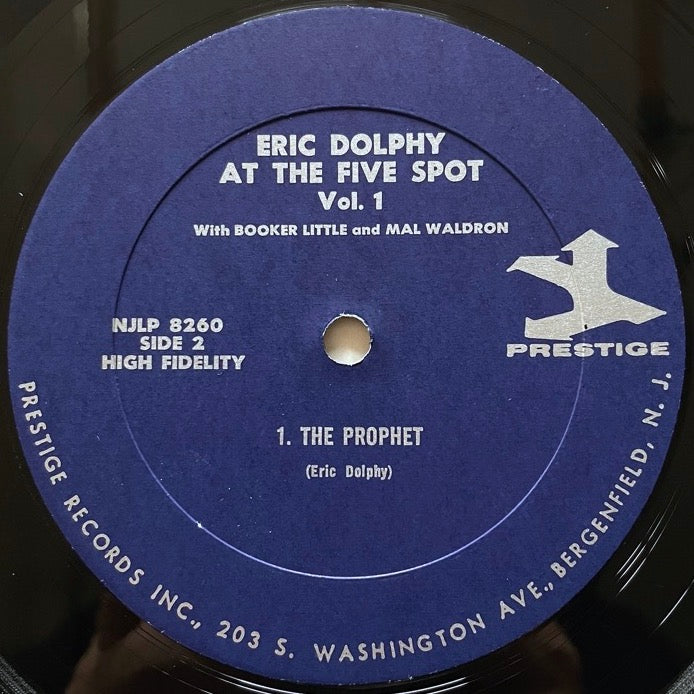 ERIC DOLPHY / AT THE FIVE SPOT VOL.1 - US Prestige RVG