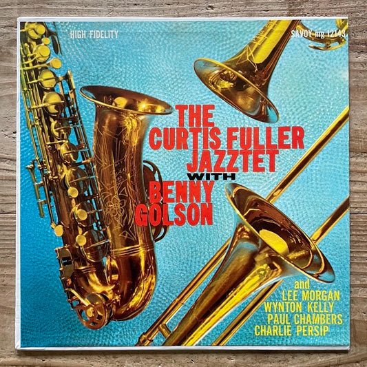 CURTIS FULLER JAZZTET with BENNY GOLSON - US Savoy maroon RVG