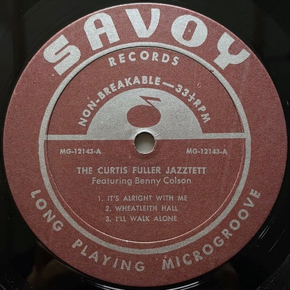 CURTIS FULLER JAZZTET with BENNY GOLSON - US Savoy maroon RVG