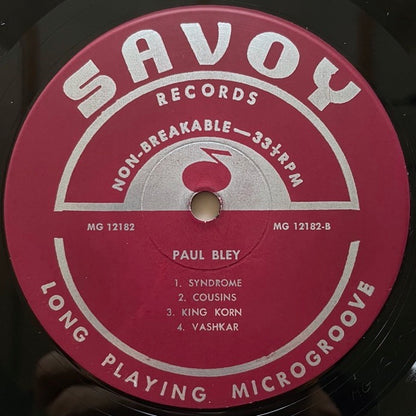 PAUL BLEY / FOOTLOOSE - US Savoy Original