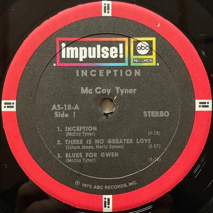 McCOY TYNER TRIO / INCEPTION - US Impulse