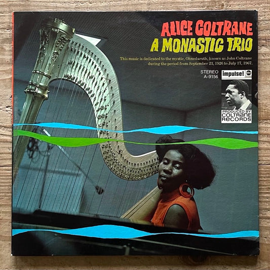 ALICE COLTRANE / A MONASTIC TRIO - US Impulse Original