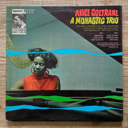 ALICE COLTRANE / A MONASTIC TRIO - US Impulse Original