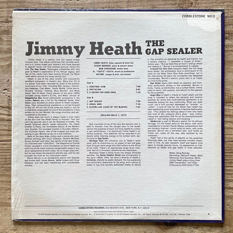 JIMMY HEATH / THE GAP SEALER - US Cobblestone Original