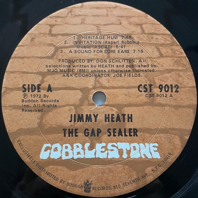 JIMMY HEATH / THE GAP SEALER - US Cobblestone Original