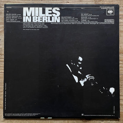 MILES DAVIS / MILES IN BERLIN - German CBS Original