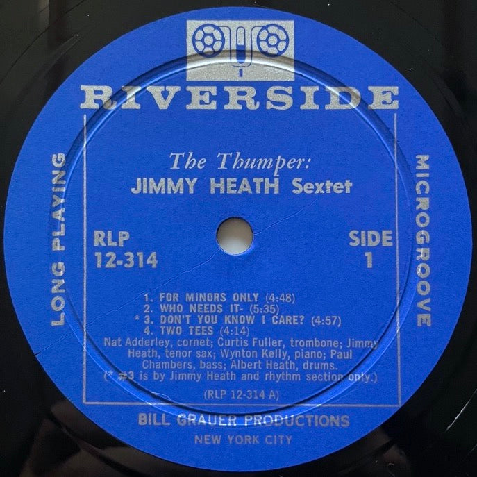 JIMMY HEATH SEXTET / THE THUMPER - US Riverside Original