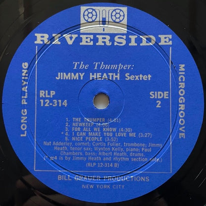 JIMMY HEATH SEXTET / THE THUMPER - US Riverside Original