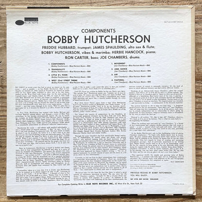 BOBBY HUTCHERSON / COMPONENTS - US Blue Note ♪ VAN GELDER