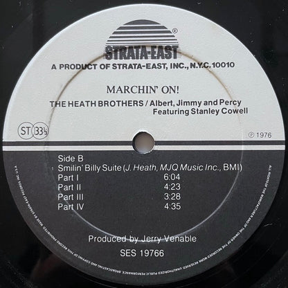 THE HEATH BROTHERS / MARCHIN' ON! - US Strata-East Original