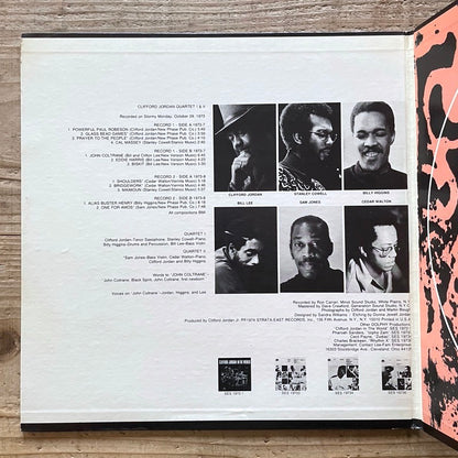 CLIFFORD JORAN QUARTET / GLASS BEAD GAMES (2LP) - US Strata-East Original