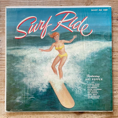 ART PEPPER / SURF RIDE - US Savoy maroon RVG