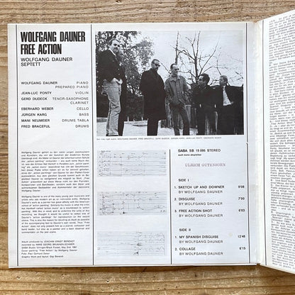 WOLFGANG DAUNER / FREE ACTION - German Saba Original