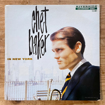 CHET BAKER / IN NEW YORK - US Riverside Original