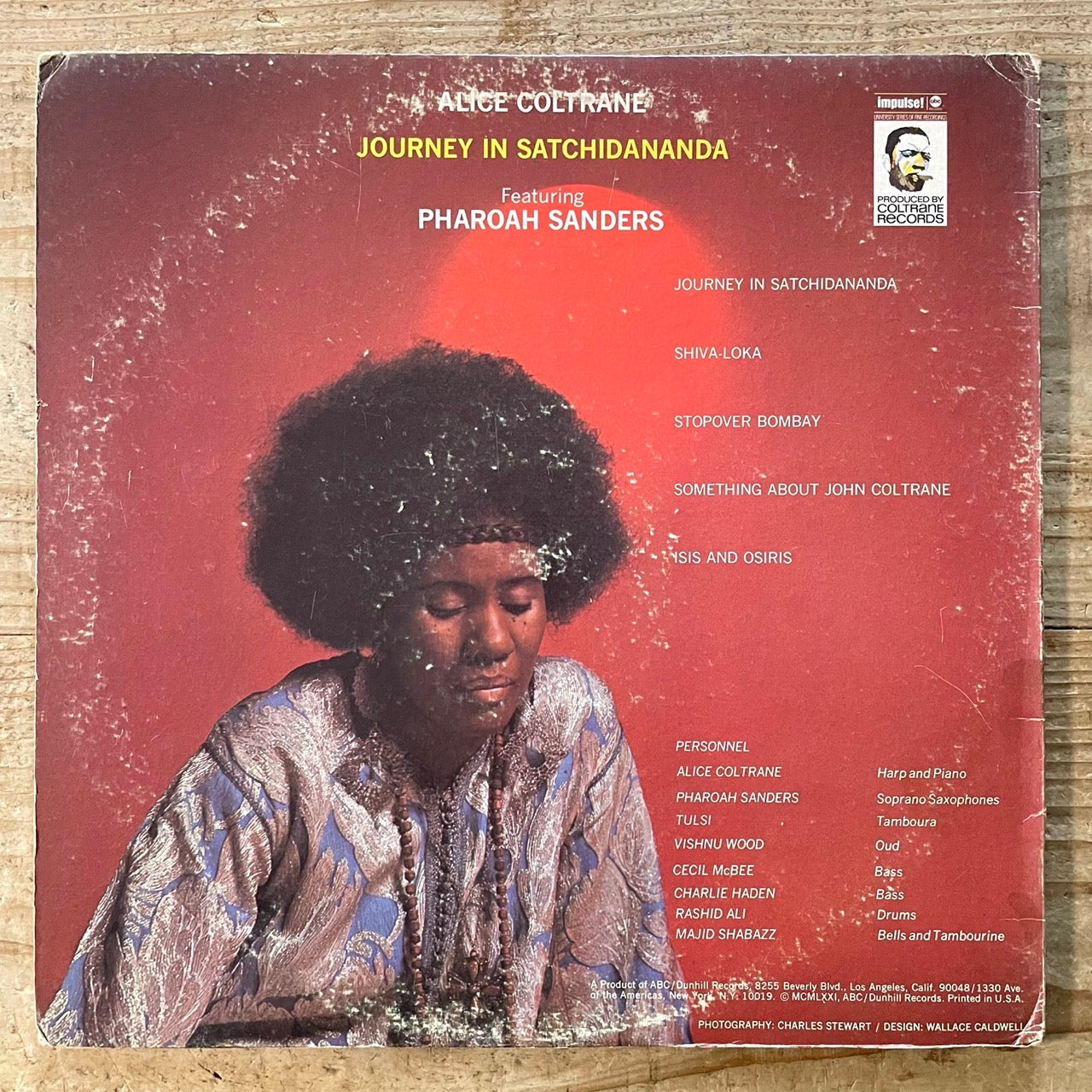 ALICE COLTRANE feat. PHAROAH SANDERS / JOURNEY IN SATCHIDANANDA - US Impulse Original