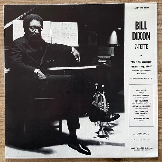 BILL DIXON 7-TETTE, ARCHIE SHEPP AND NEW YORK CONTEMPORARY 5 - US Savoy