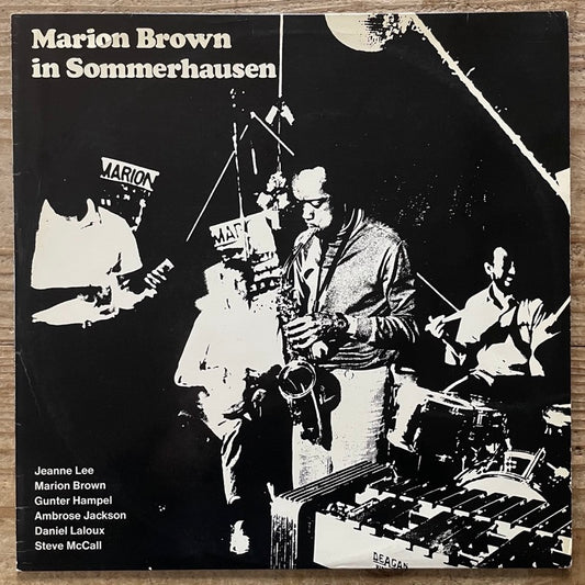 MARION BROWN / IN SOMMERHAUSEN - German Calig Original