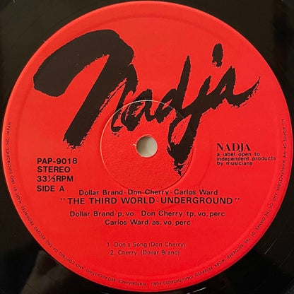 DOLLAR BRAND - DON CHERRY - CARLOS WARD / THE THIRD WORLD - UNDERGROUND - Japan Nadja Original