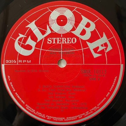 MAL WALDRON / SPANISH BITCH on ECM - Japan Globe Original