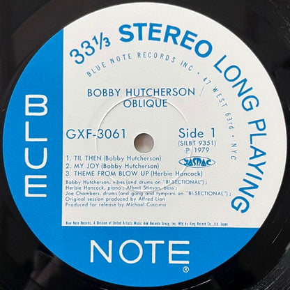 BOBBY HUTCHERSON / OBLIQUE - Japan Blue Note Original