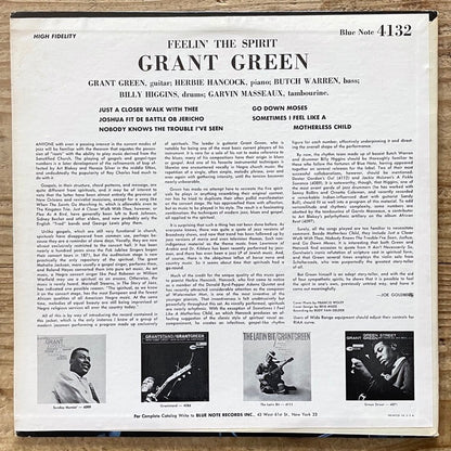 GRANT GREEN / FEELIN' THE SPIRIT - US Blue Note Liberty MONO VAN GELDER
