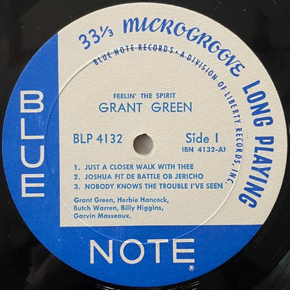 GRANT GREEN / FEELIN' THE SPIRIT - US Blue Note Liberty MONO VAN GELDER