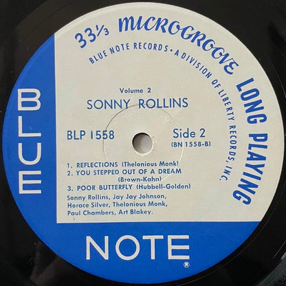 SONNY ROLLINS / VOL.2 - US Blue Note NY/Liberty MONO RVG