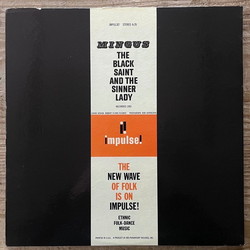 CHARLIE MINGUS / THE BLACK SAINT AND THE SINNER LADY - US Impulse Original