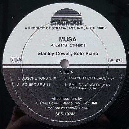 STANLEY COWELL / MUSA : ANCESTRAL STREAMS - US Strata-East Original