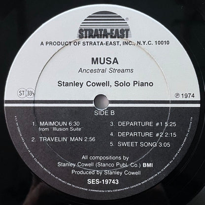 STANLEY COWELL / MUSA : ANCESTRAL STREAMS - US Strata-East Original