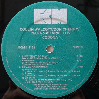 COLIN WALCOTT, DON CHERRY, NANA VANCONCELOS / CODONA - US ECM