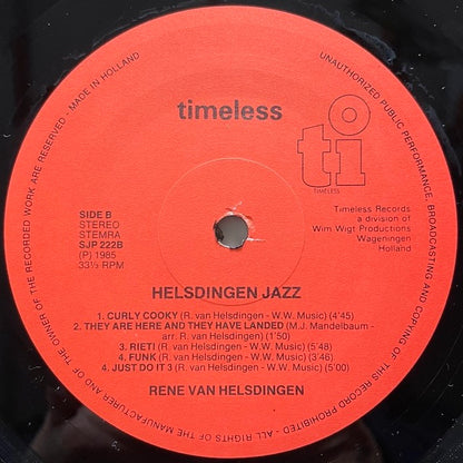 RENE VAN HELSDINGEN / HELSDINGEN JAZZ - Dutch Timeless Original