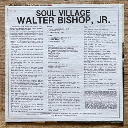WALTER BISHOP JR. / SOUL VILLAGE - US Muse Original