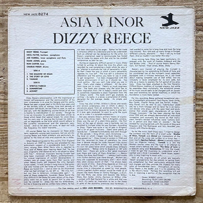 DIZZY REECE / ASIA MINOR - US New Jazz no DG