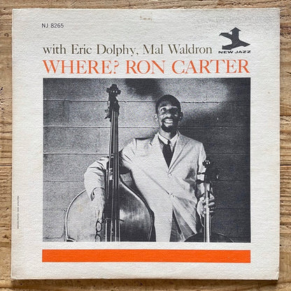 RON CARTER with ERIC DOLPHY, MAL WALDRON / WHERE?  - US New Jazz Original