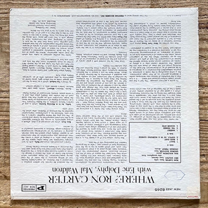 RON CARTER with ERIC DOLPHY, MAL WALDRON / WHERE?  - US New Jazz Original