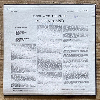 RED GARLAND / ALONE WITH THE BLUES - US Moodsville Original