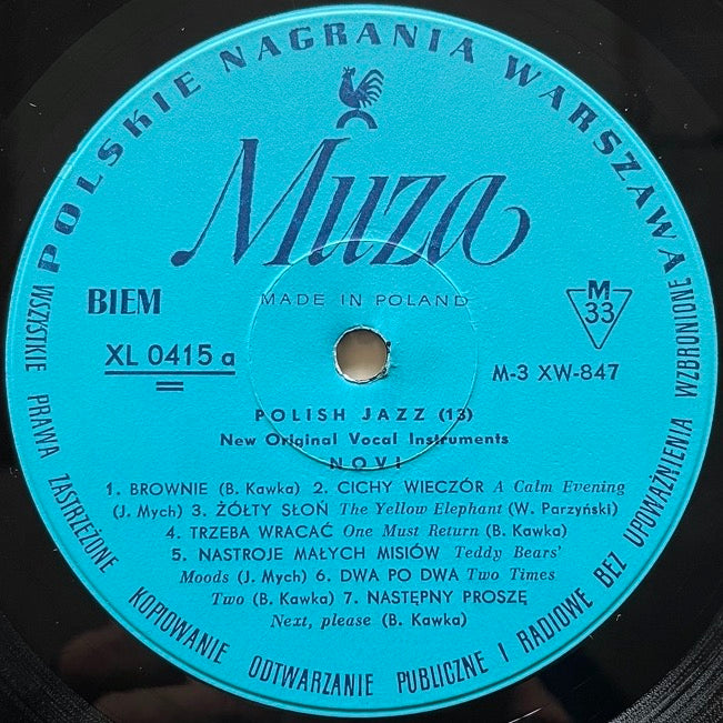 NOVI SINGERS / BOSSA NOVA - Polish Muza Original