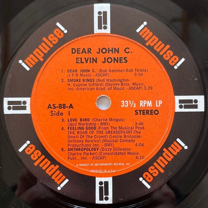 ELVIN JONES / DEAR JOHN C. - US Impulse Original