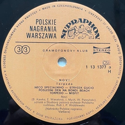 NOVI SINGERS / TORPEDO - Czech Supraphon
