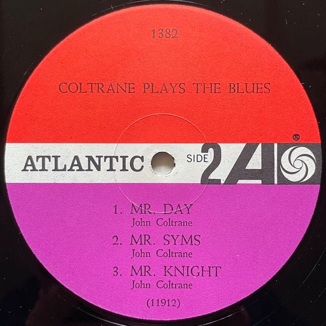 JOHN COLTRANE / PLAYS THE BLUES - US Atlantic Original