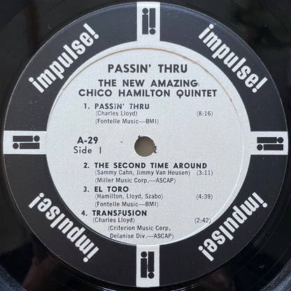 CHICO HAMILTON QUINTET / PASSIN' THRU - US Impulse Promo Mono Original