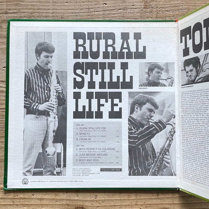 TOM SCOTT / RURAL STILL LIFE - US Impulse Orignal